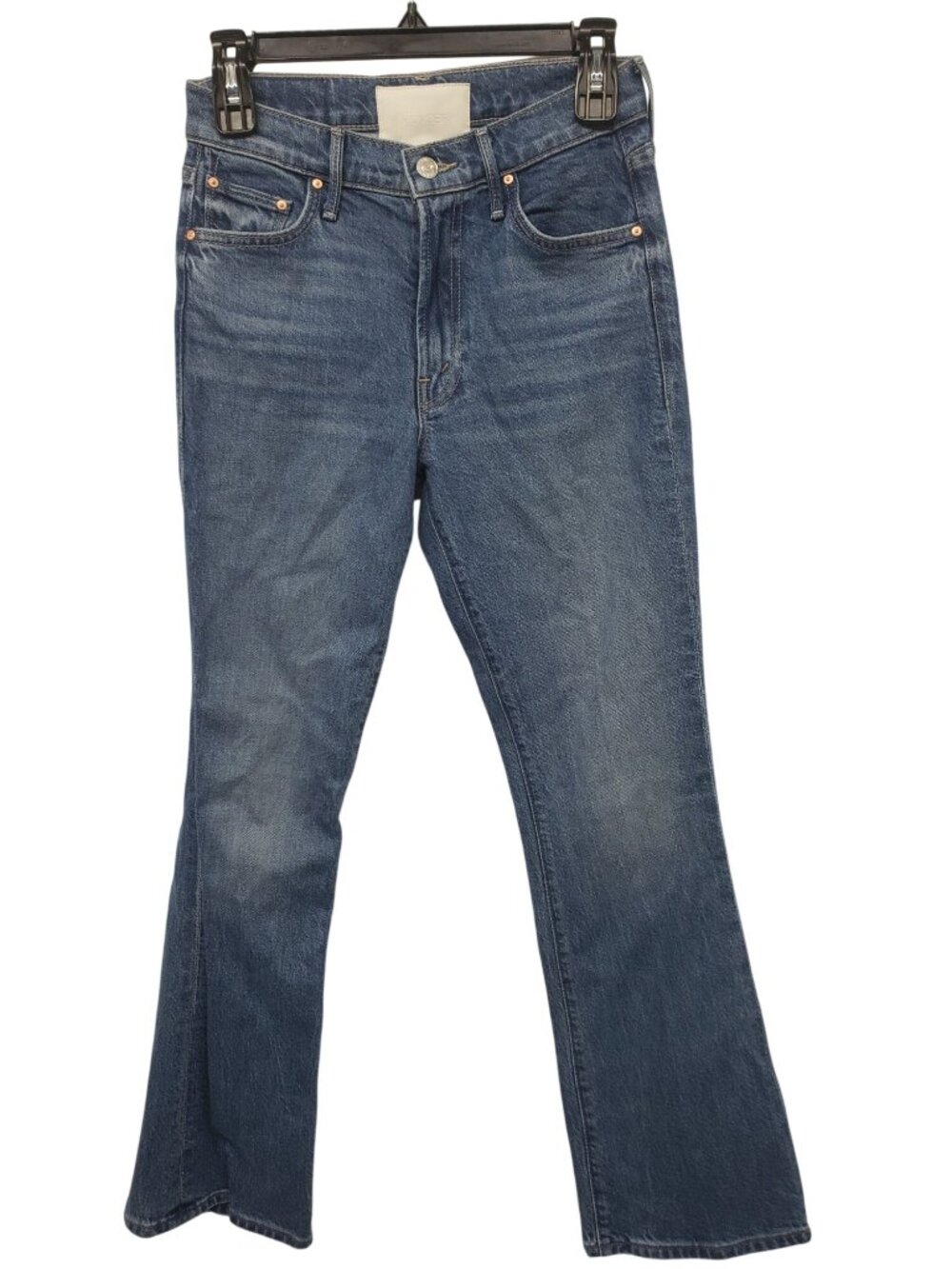 Mother The Outsider Flood Denim Flare Blue Jeans Field Trip Womens 26 - Picture 15 of 15